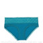 Бавовняні трусики з мереживною талією Lace Waist Ribbed Cotton Hiphugger Panty Size L