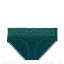 Бавовняні трусики з мереживною талією Lace Waist Ribbed Cotton Hiphugger Panty Size L