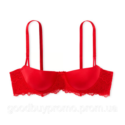 Гладкий бюстгальтер балконет Wicked без підкладки Wicked Unlined Smooth Balconette Bra Lipstick Size38B