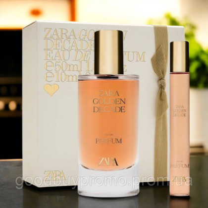 Парфумована вода ZARA Golden Decade Eau de Parfum (набір 50 мл + 10 мл)