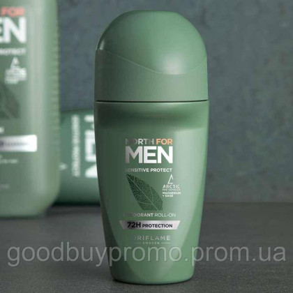 Кульковий дезодорант-антиперспірант для чутливої шкіри North for Men Sensiti