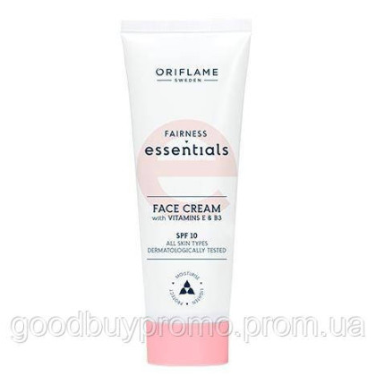 Освітлювальний крем для обличчя з SPF 10 Fairness Essentials — 50 мл