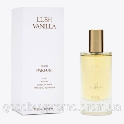 Парфумована вода ZARA LUSH VANILLA Eau de Parfum, 50 мл