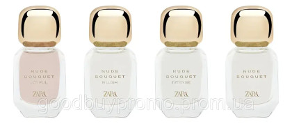 Набір парфумів для жінок  ZARA Nude Bouquet Collector Set 4×15 мл