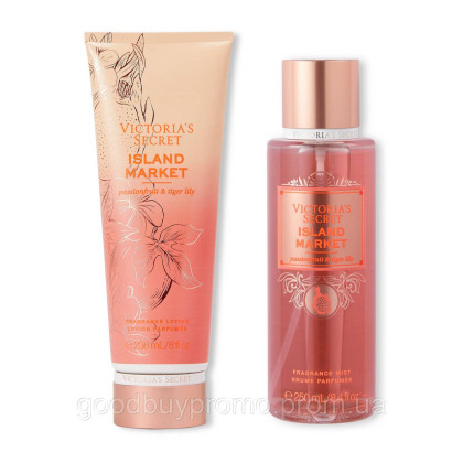 Набір Victoria’s Secret Island Market: лосьйон для тіла 236 мл + спрей для тіла 250 мл