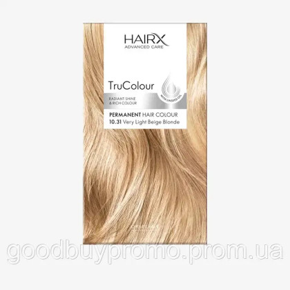 Стійка фарба для волосся HairX TruColour- Світлий блонд