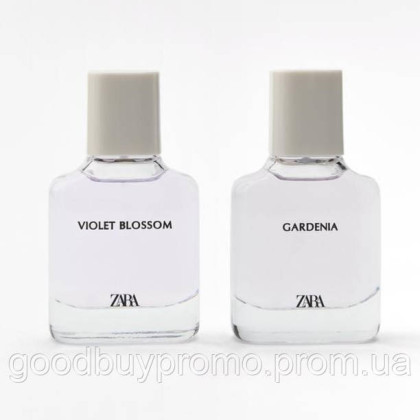 Набір жіночих парфумів ZARA Violet Blossom + Gardenia (2×30 мл)