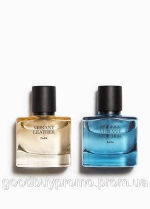 Набір для чоловіків Zara парфуми Bogoss 60ml + Vibrant Leather  60ml