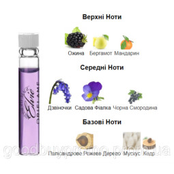 Туалетна вода для жінок Midnight Magic Elvie від Oriflame Пробник 1 мл