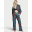 Піжама Victoria's Secret Flannel Long PJ Set Size XXL