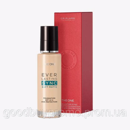 Адаптивна матова тональна основа THE ONE Everlasting Sync SPF 10 Нейтральний Ванільний