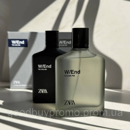 Набір парфумів Zara W/End Till 8:00 PM і W/End Till 3:00 AM, 2x100 мл