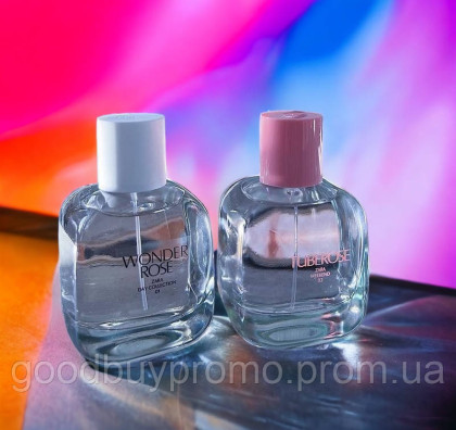 Набір жіночих парфумумів  Zara Tuberose + Wonder Rose 2 X 90 ml