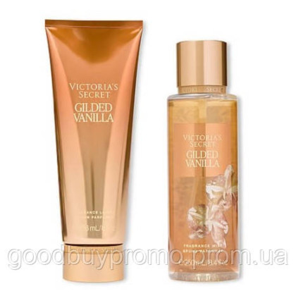 Парфумований набір лосьон і спрей Gilded Vanilla від Victoria's Secret 250 ml+236 ml