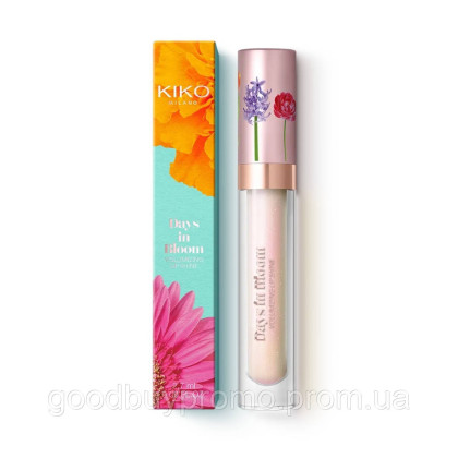 Блиск для губ із об'ємним ефектом і сяючим покриттям Days In Bloom Volumizing Lip Shine 01 01 Lilac Waves