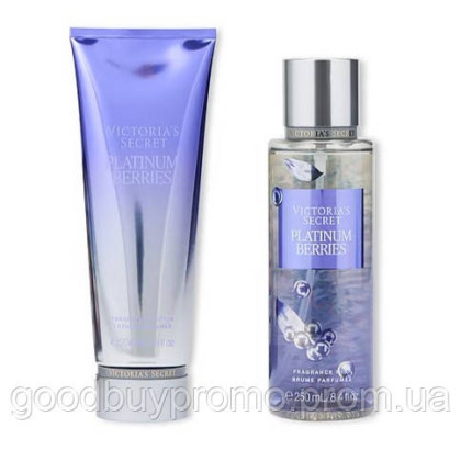 Парфумований набір лосьон і спрей Platinum Berries від Victoria's Secret 250 ml+236 ml