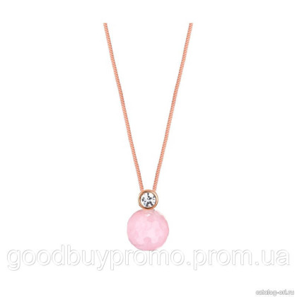 Намисто Norrsken з натуральним рожевим кварцом Rose Quartz Pendant On Cord