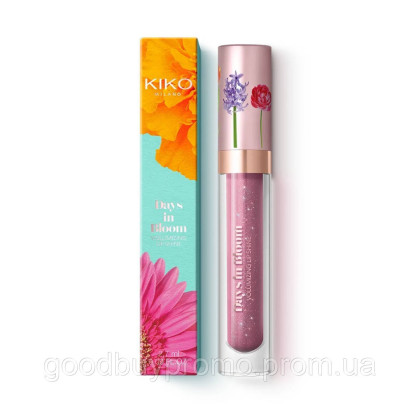 Блиск для губ KIKO Milano Days In Bloom Volumizing Lip Shine 04 Modern Mauve