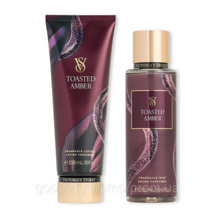 Набір Victoria's Secret Toasted Amber Lunar New Year Body Mist + Lotion