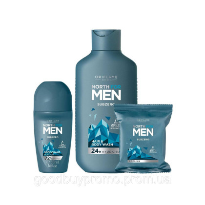 Парфумований Набір для Чоловіків North For Men Subzero від Oriflame
