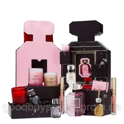 Victoria's Secret 12 Days of Bombshell Calendar Подарунковий набір, 12 продуктів Bombshell 12-Piece Gift Set