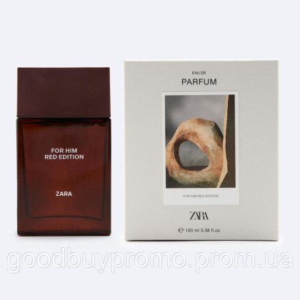 Парфюмированная вода  Zara For Him Red Edition Eau De Parfum 100ml (3,38 Fl. Oz)
