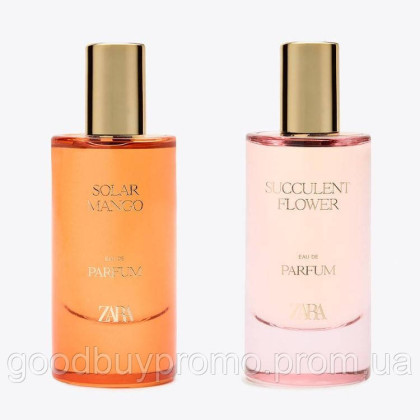 Парфумерний набір ZARA Solar Mango + Succulent Flower, EDP, 2 x 50 мл
