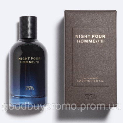 Парфюмована вода Zara Night Pour Homme II 100 Мл (3,38 FL. OZ). Спеціальне видання.