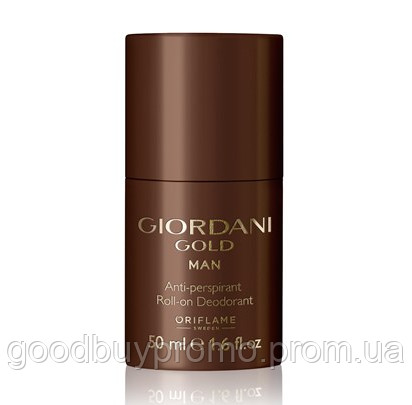 Кульковий дезодорант-антиперспірант Джордані Голд Мен (Giordani Gold Man) від Оріфлейм