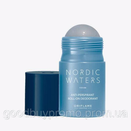 Чоловічий кульковий дезодорант-антиперспірант Nordic Waters [Нордік Уотерс]