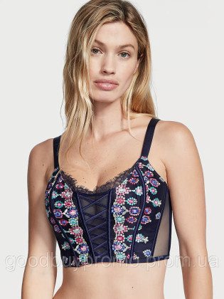 Корсетний топ без підкладки Dream Angels Unlined Bejeweled Embroidery Corset Top Size M