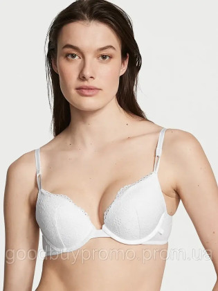 Сексуальний мереживний бюстгальтер пуш-ап з люверсами Sexy Tee Eyelet Lace Push-Up Bra Size38B