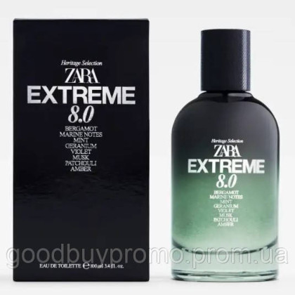 Туалетна вода для чоловіків ZARA Extreme 8.0 (100 мл)