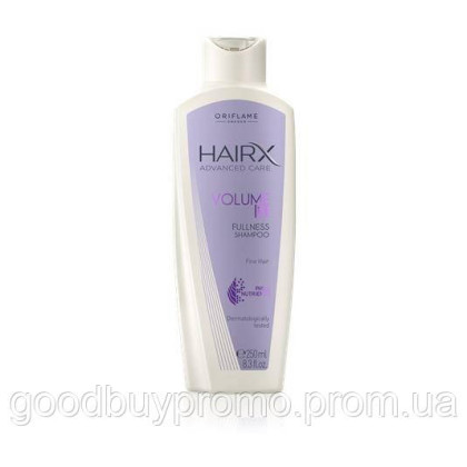 Шампунь для надання об'єму тонкому волоссю HairX