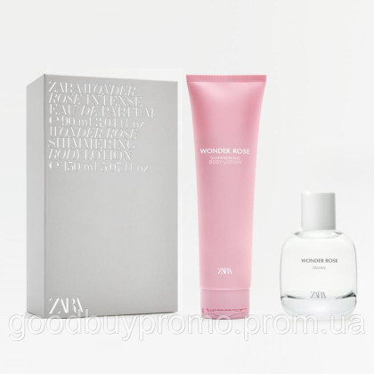 Набір Zara Wonder Rose Intense Christmas EDP 90 мл + Крем 150 мл