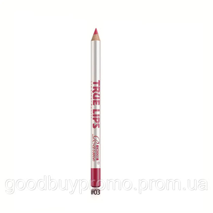 Олівець для губ True Lips №03 Coral Dusk — Кораловий захід | Водостійкий контурний олівець для губ