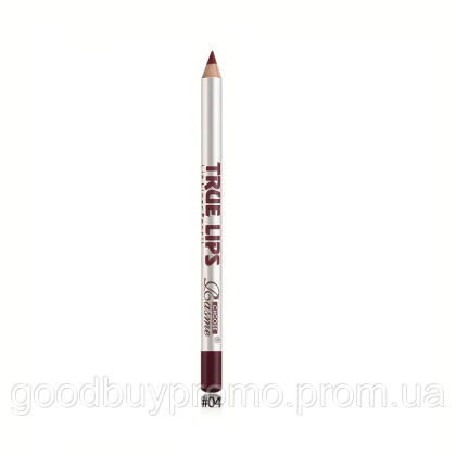 Олівець для губ True Lips №04 Red Wine Mood (Червоне вино) | Водостійкий контурний олівець для губ
