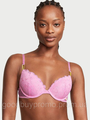 Мереживним бюстгальтер пуш-ап Victoria's Secret Sexy Tee Push-Up Lace Bra Size 36 B