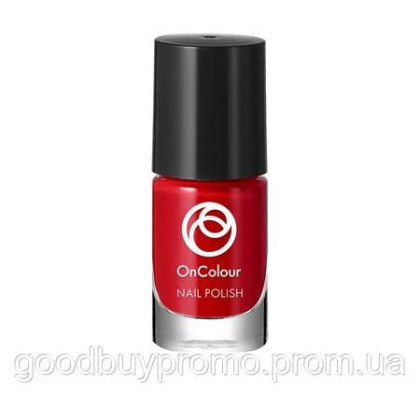Лак для нігтів OnColour Яскраво-червоний — 38988