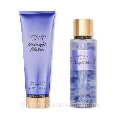 Парфумований набір Midnight Bloom  Victoria's Secret спрей  250 ml ,лосьон 236 ml