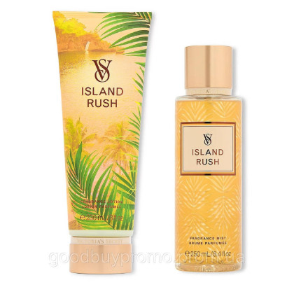 Парфумований набір Victoria's Secret Island Rush Спрей — 250 мл, Лосьон — 236 мл