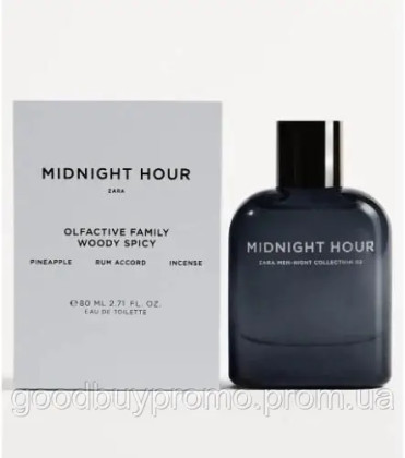 Туалетна вода для чоловіків Midnight Hour Zara EDT 80 МЛ