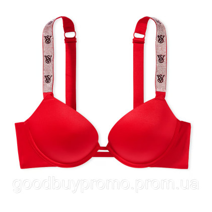 Бюстгальтер Victoria's Secret Push-Up "Very Sexy" з блискучими бретелями (Розмір 36B)