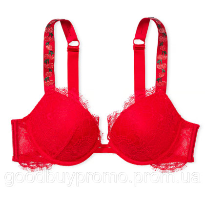Бюстгальтер Victoria's Secret Push-Up "Very Sexy" з блискучими бретелями (Розмір 32A)