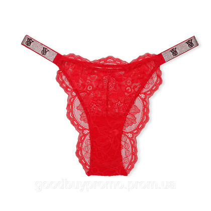 Мереживні бразильські трусики Very Sexy Shine Strap Lace Brazilian Panty Size M