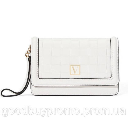 Клатч Victoria's Secret The Victoria Tech Wristlet White Woven