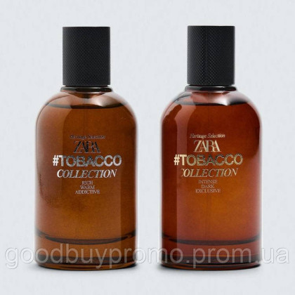 Набір туалетної води для чоловіків TOBACCO INTENSE DARK EXCLUSIVE + RICH WARM ADDICTIVE EDT 2 X 100ML (3.4 FL.OZ)