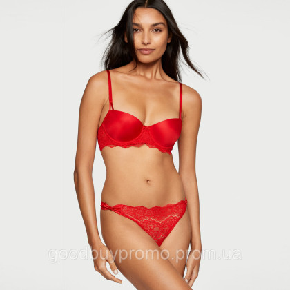 Гладкий бюстгальтер балконет Wicked без підкладки Wicked Unlined Smooth Balconette Bra Lipstick Size 36B