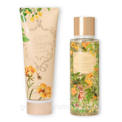 Набір Victoria’s Secret Afternoon Light — спрей та лосьйон для тіла