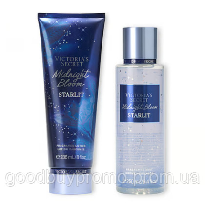 Парфумований набір для тіла Victoria’s Secret Midnight Bloom Starlit Спрей (250 мл) + Лосьон (236 мл)